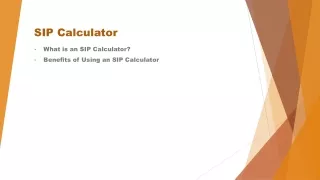 Calculate Your SIP Investment Earnings Online