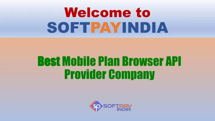 welcome to soft pay india