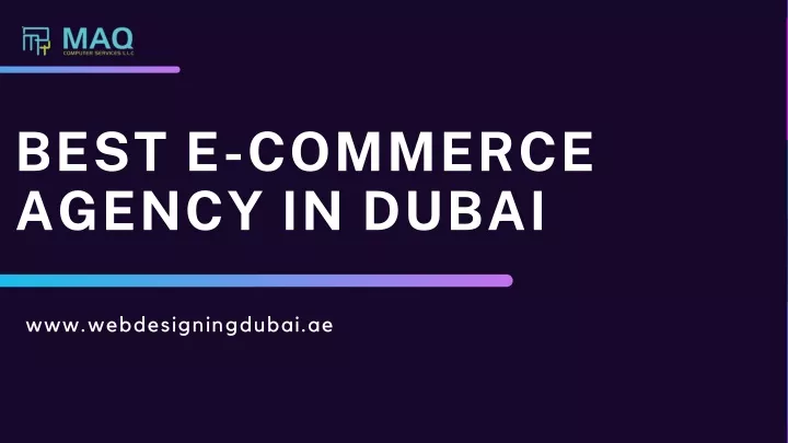 best e commerce agency in dubai