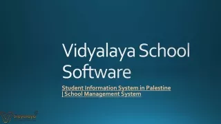 student information system in palestine school management system
