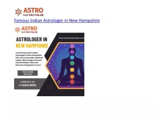 famous indian astrologer in new hampshire