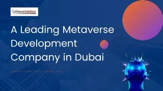 A Leading Metaverse Development Company in Dubai | Suffescom Solutions Inc.