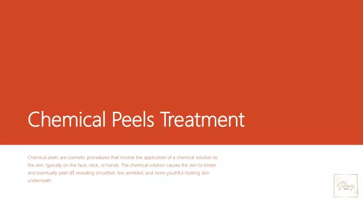chemical peels treatment chemical peels treatment