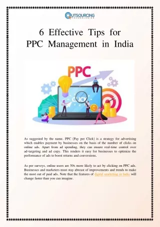 6 Effective Tips for PPC Management in India