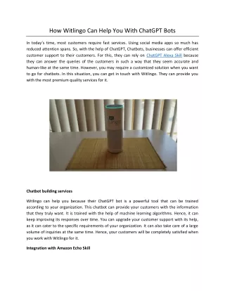 how witlingo can help you with chatgpt bots