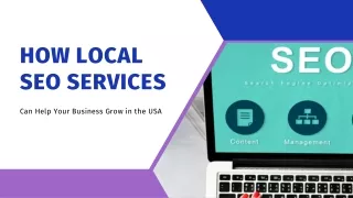How Local SEO Services Can Help Your Business Grow in the USA