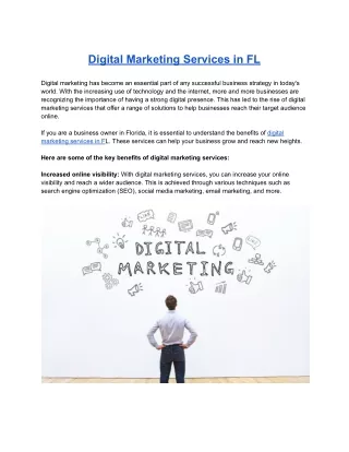 digital marketing services in fl