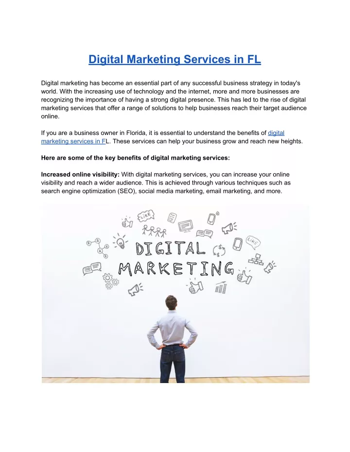 digital marketing services in fl