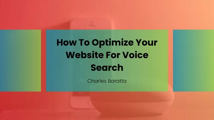 how to optimize your website for voice search