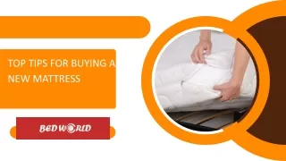 Top Tips For Buying A Mattress | Mattress Sale Perth | Bedworld