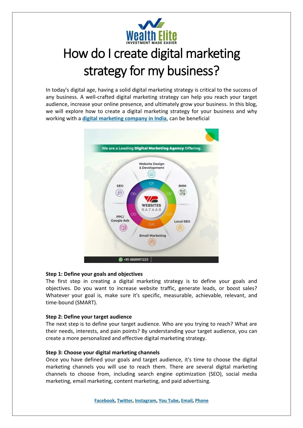 PPT - How do I create digital marketing strategy for my PowerPoint ...