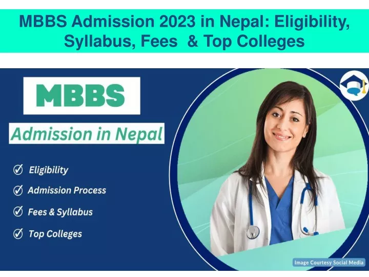 mbbs admission 2023 in nepal eligibility syllabus