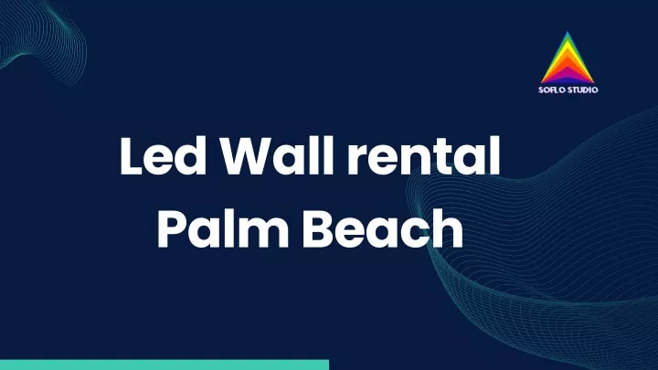 led wall rental palm beach