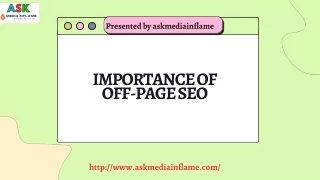 Off-page optimization of websites helps to rank higher in the search engine resu