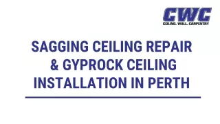 sagging-ceiling-repair-and-gyprock-ceiling-installation-in-perth