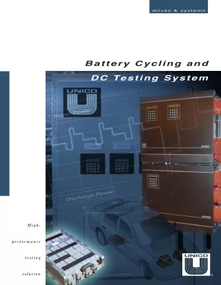 Battery Cyclers and DC Testing | Drives for Battery Simulation | Unico