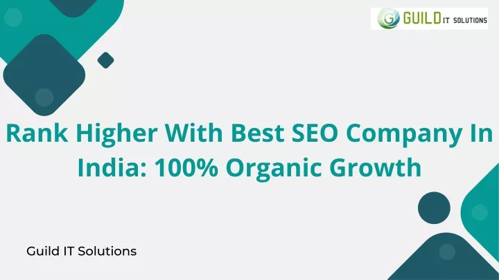 rank higher with best seo company in india