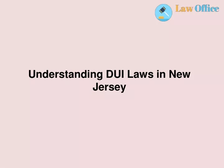 understanding dui laws in new jersey