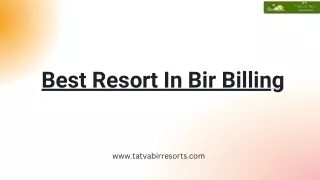 Best Resort In Bir Billing