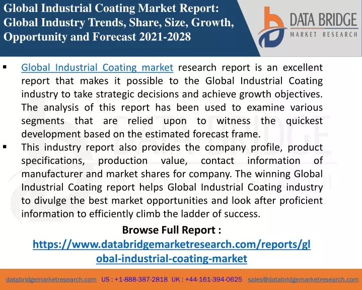 global industrial coating market report global