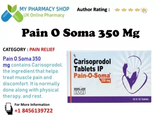 Pain O Soma 350 Mg online