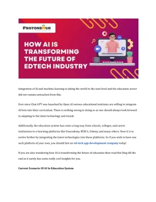 integration of ai and machine learning is taking