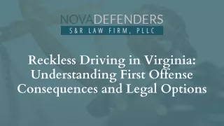 Reckless Driving in Virginia Understanding First Offense Consequences and Legal Options