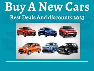 Finding the Best Deals and Discounts on Top 5 Cars Under 10 lakhs