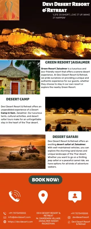 "Devi Desert Resort & Retreat''