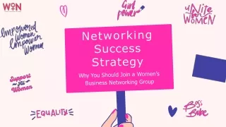 Networking Success Strategy Why You Should Join a Women’s Business Networking Group