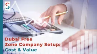 dubai free zone company setup cost value