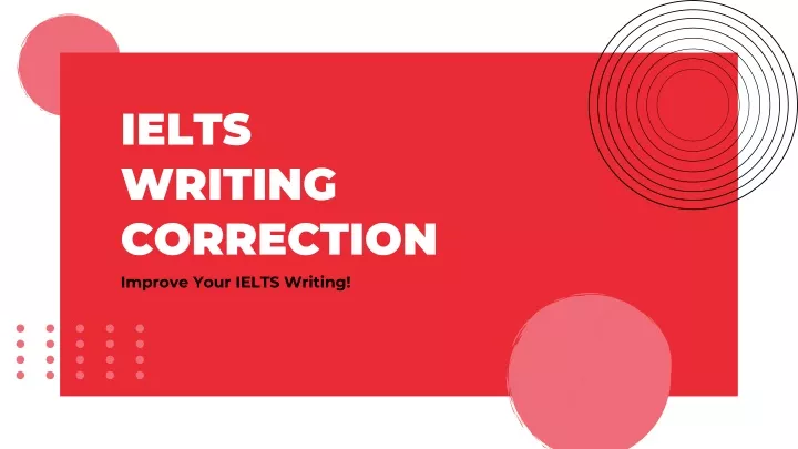 ielts writing correction