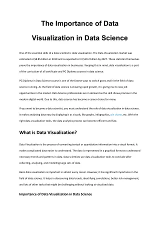 The Importance of Data Visualization in Data Science - Edvancer (1)