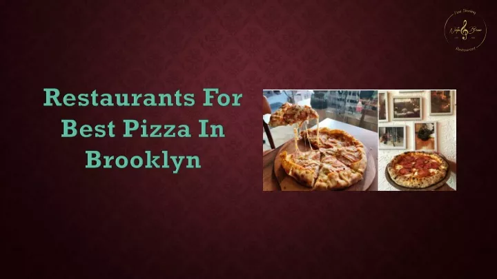 restaurants for best pizza in brooklyn