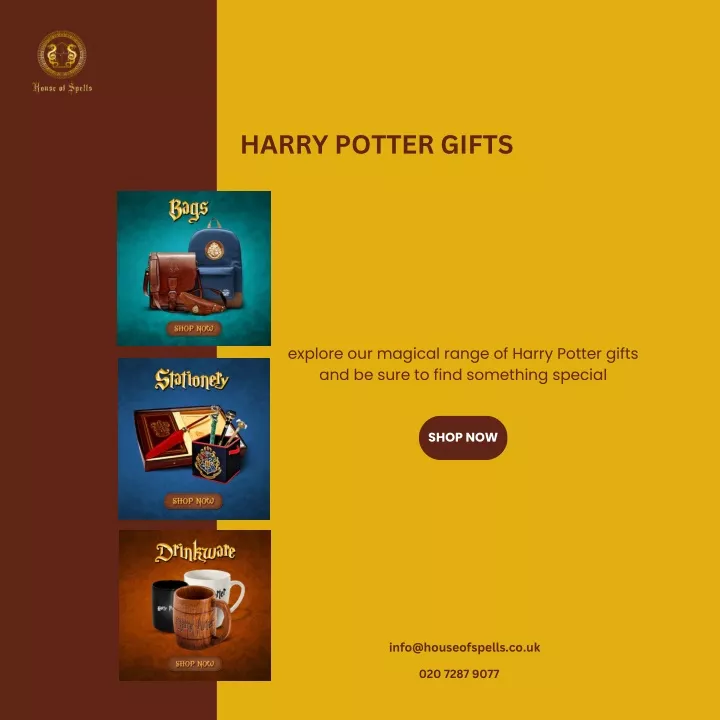 harry potter gifts