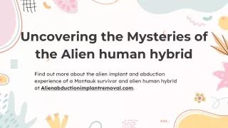 Alien human hybrid