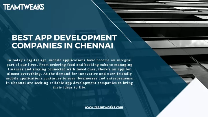 best app development companies in chennai