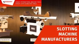 Buy From Best Slotting Machines Manufacturers