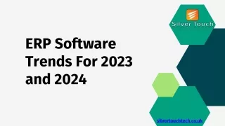 ERP in 2023: A Look at the Emerging Trends and Technologies