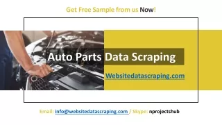Auto Parts Data Scraping