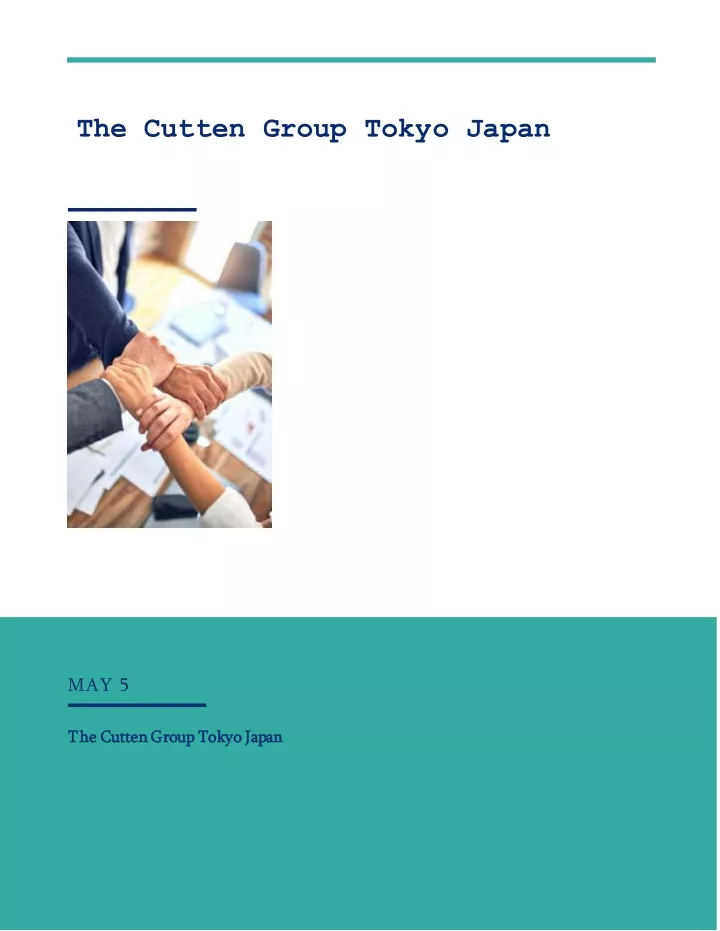 the cutten group tokyo japan