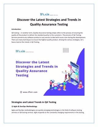 discover the latest strategies and trends