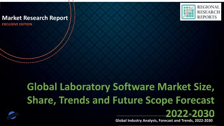 market research report exclusive edition