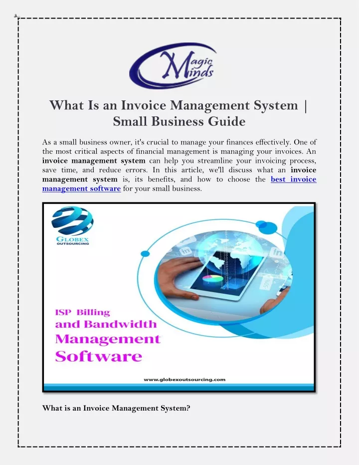 what is an invoice management system small