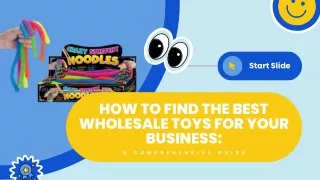 How to Find the Best Wholesale Toys for Your Business