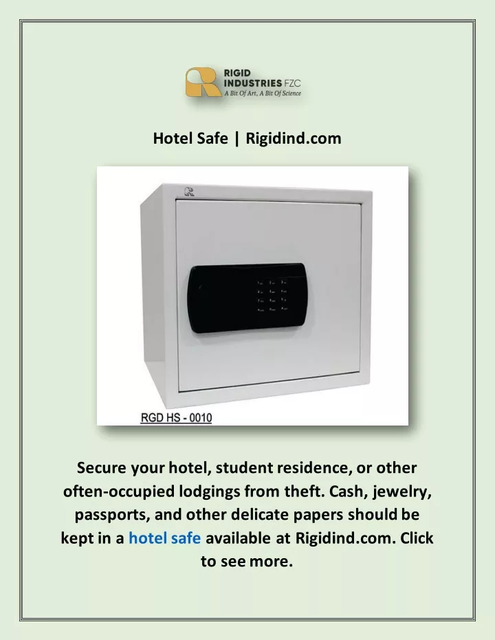 hotel safe rigidind com