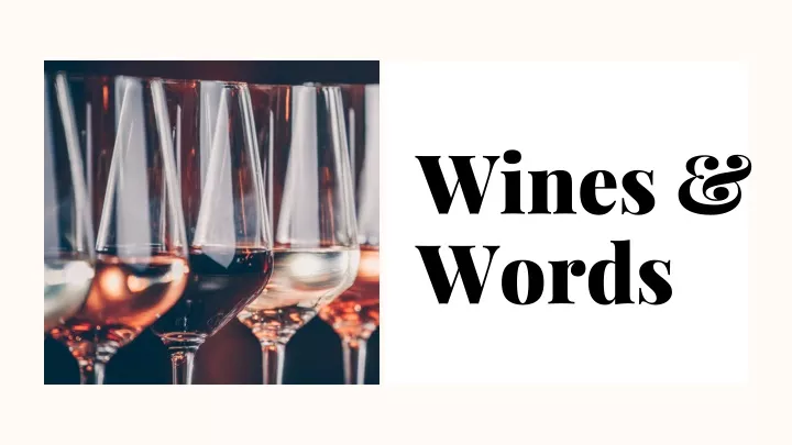 wines words