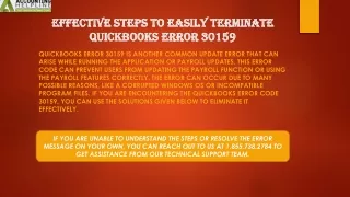 effective steps to easily terminate quickbooks error 30159