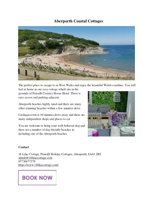 aberporth coastal cottages