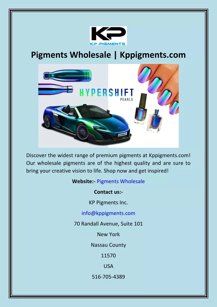 pigments wholesale kppigments com